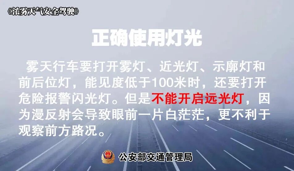 出行提示_冬季多霧行車降速控距亮尾_低溫天氣路面結冰安全指南