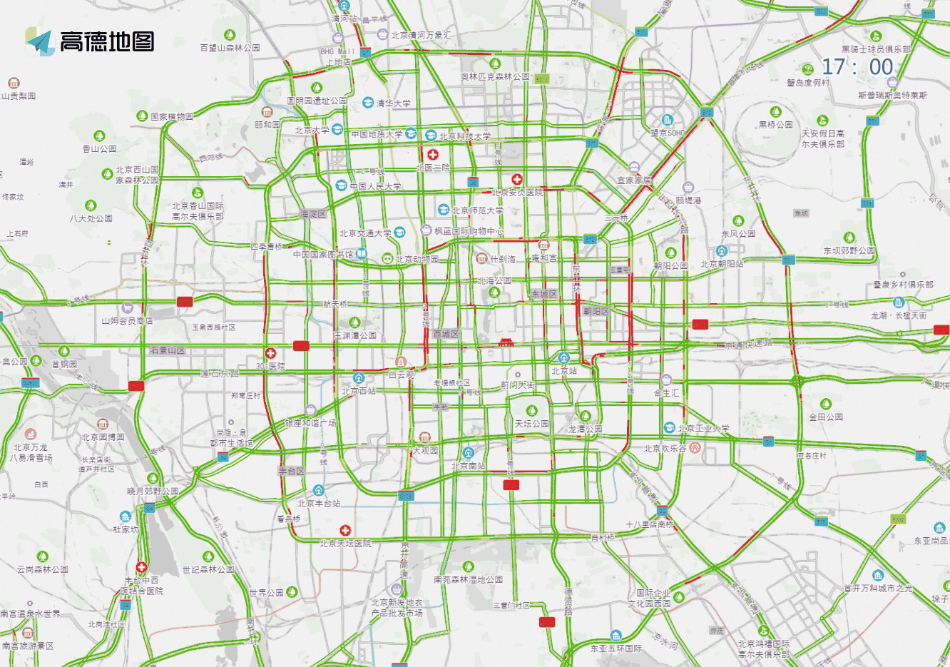 演出展會場館周邊車流集中_出行提示_北京9月20日至9月26日交通預報