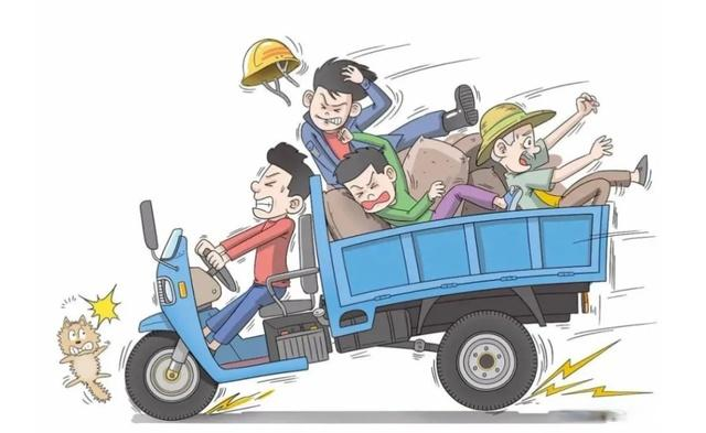 出行提示_行人騎乘車安全頭盔_農(nóng)村國省道交通安全出行提示