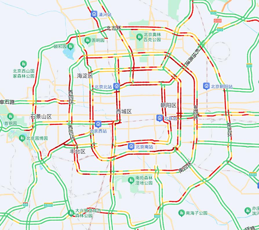 北京降雨交通影響_北京暴雨黃色預警_出行提示