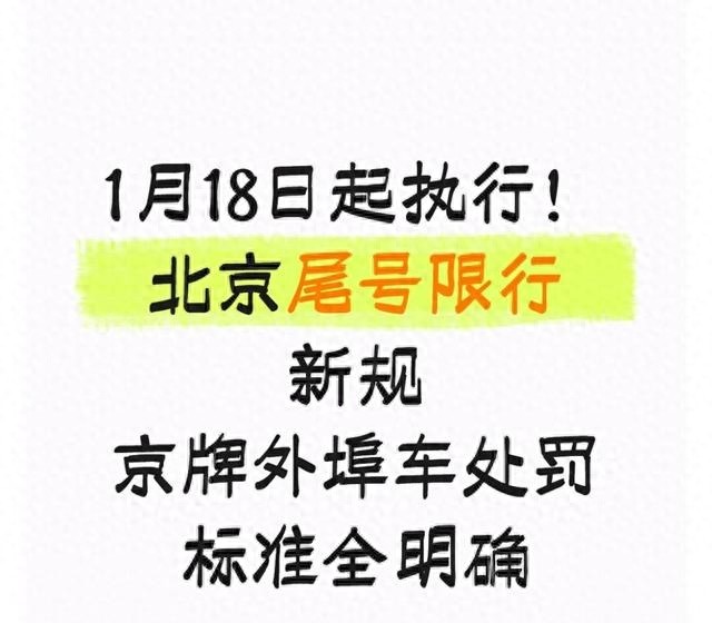 北京限行新規(guī)2024 進(jìn)京證使用細(xì)則 外地車(chē)北京限行政策_(dá)限行